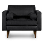 Fauteuil de salon Napa Poly and Bark - Cuir italien véritable