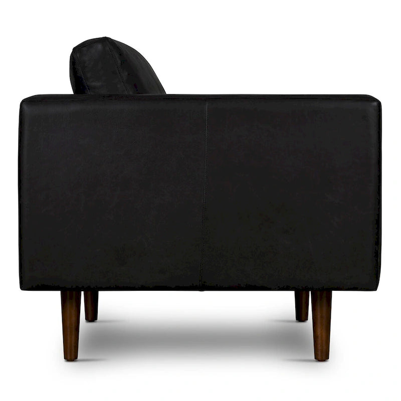 Fauteuil de salon Napa Poly and Bark - Cuir italien véritable