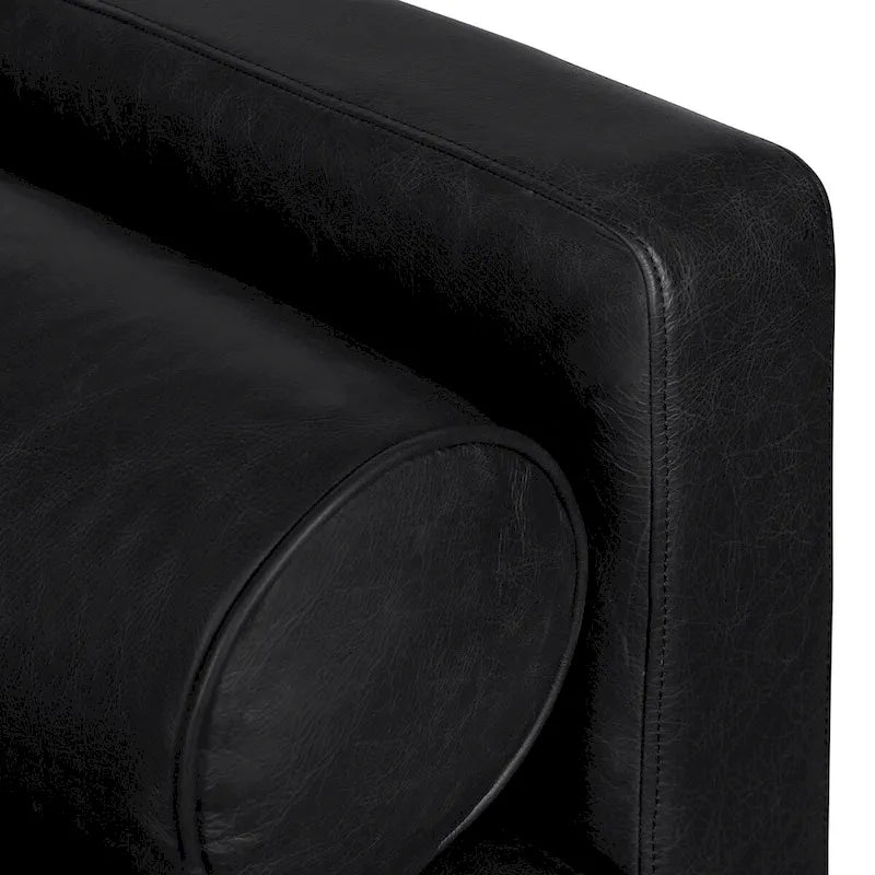 Fauteuil de salon Napa Poly and Bark - Cuir italien véritable