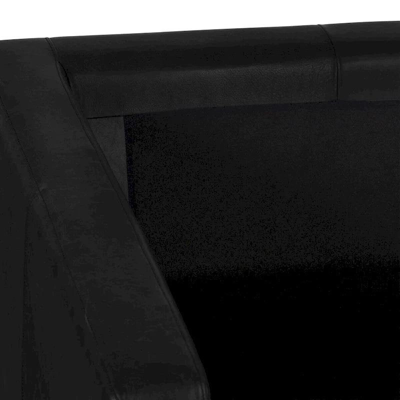 Fauteuil de salon Napa Poly and Bark - Cuir italien véritable