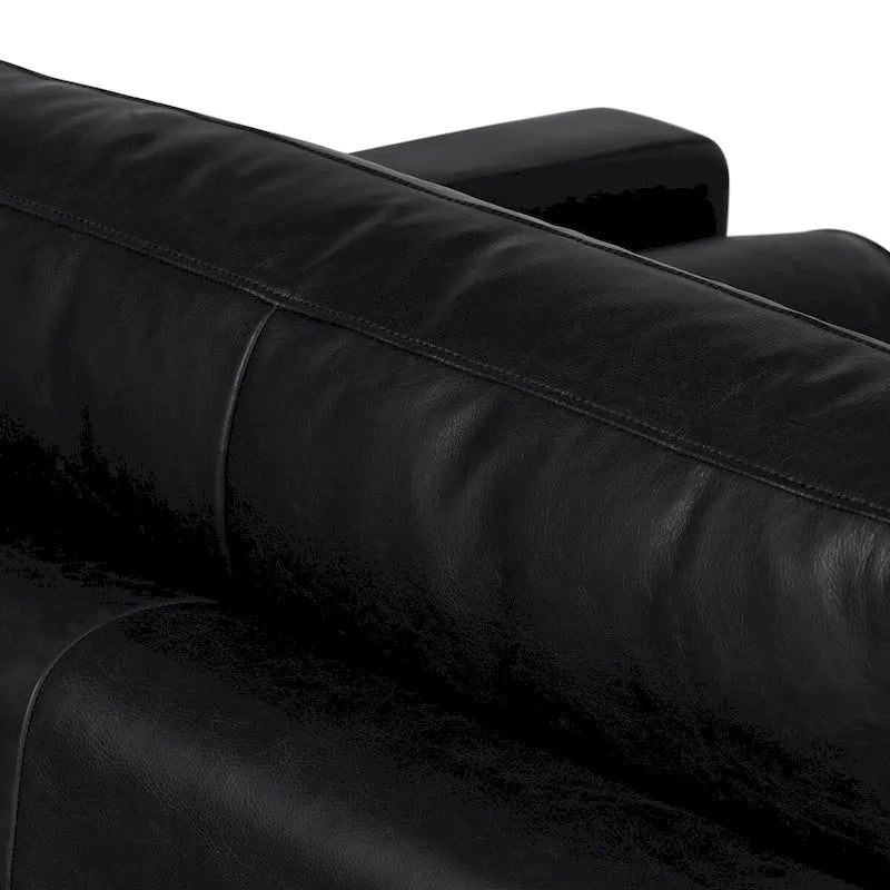 Fauteuil de salon Napa Poly and Bark - Cuir italien véritable