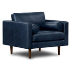 Fauteuil de salon Napa Poly and Bark - Cuir italien véritable
