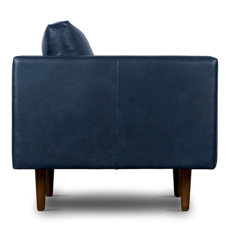Fauteuil de salon Napa Poly and Bark - Cuir italien véritable