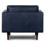 Fauteuil de salon Napa Poly and Bark - Cuir italien véritable