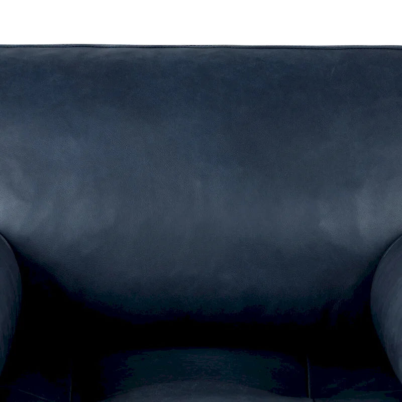 Fauteuil de salon Napa Poly and Bark - Cuir italien véritable