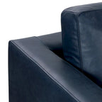 Fauteuil de salon Napa Poly and Bark - Cuir italien véritable