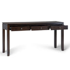 WYNDENHALL Essex Console de canapé contemporaine large en bois massif de 60 pouces de large - 60 x 15 x 29,5