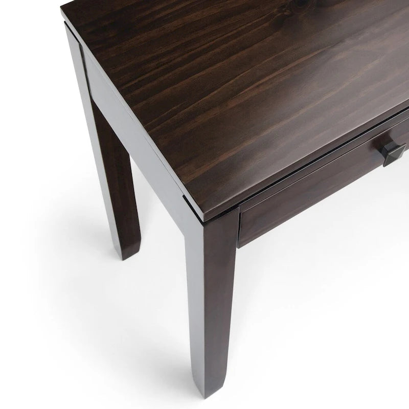 WYNDENHALL Essex Console de canapé contemporaine large en bois massif de 60 pouces de large - 60 x 15 x 29,5