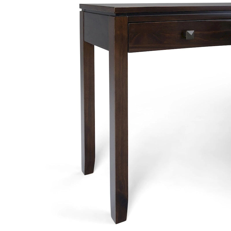 WYNDENHALL Essex Console de canapé contemporaine large en bois massif de 60 pouces de large - 60 x 15 x 29,5
