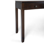 WYNDENHALL Essex Console de canapé contemporaine large en bois massif de 60 pouces de large - 60 x 15 x 29,5