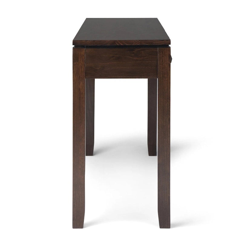 WYNDENHALL Essex Console de canapé contemporaine large en bois massif de 60 pouces de large - 60 x 15 x 29,5