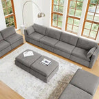 Ensemble de canapé modulable surdimensionné en tissu Celia