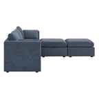 Ensemble de canapé modulable surdimensionné en tissu Celia
