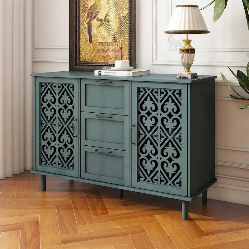 Armoire 2 portes 3 tiroirs pour chambre à coucher ou salon
