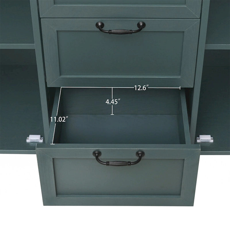 Armoire 2 portes 3 tiroirs pour chambre à coucher ou salon
