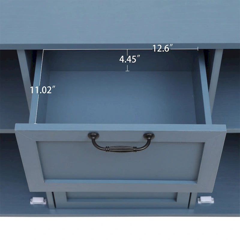 Armoire 2 portes 3 tiroirs pour chambre à coucher ou salon