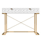 Bureau de rangement brillant pour bureau à domicile avec tiroir