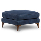 Ottoman Poly & Bark Essex - Cuir italien véritable pleine fleur