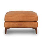Ottoman Poly & Bark Essex - Cuir italien véritable pleine fleur