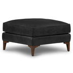 Ottoman Poly & Bark Essex - Cuir italien véritable pleine fleur