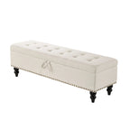 Banc/Ottoman de lit 59 po avec rangement