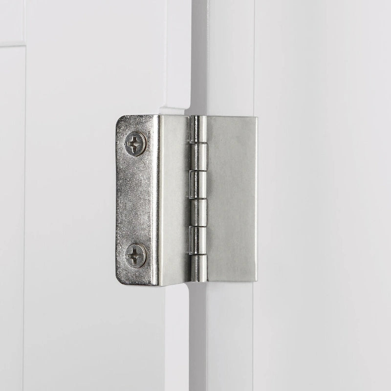 Armoire de rangement avec porte unique et tiroir RiverRidge Somerset pour salle de bain et buanderie, avec étagère réglable - Blanc