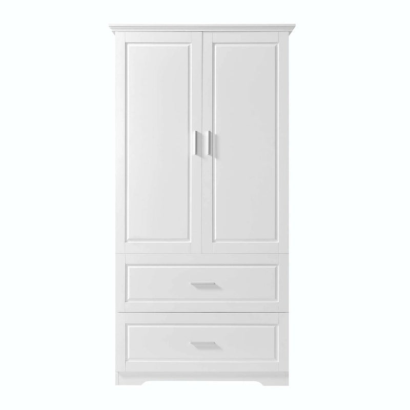 Armoire de salle de bain haute avec tiroirs et étagère réglable