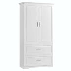 Armoire de salle de bain haute avec tiroirs et étagère réglable