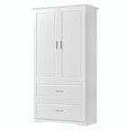 Armoire de salle de bain haute avec tiroirs et étagère réglable