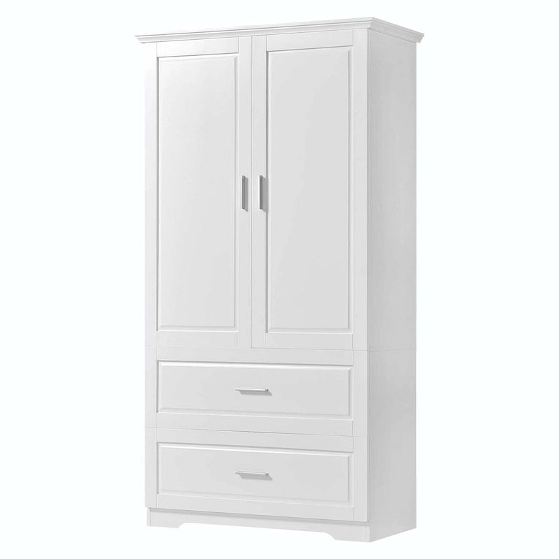 Armoire de salle de bain haute avec tiroirs et étagère réglable