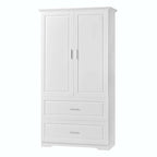 Armoire de salle de bain haute avec tiroirs et étagère réglable