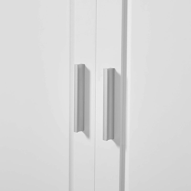 Armoire de salle de bain haute avec tiroirs et étagère réglable
