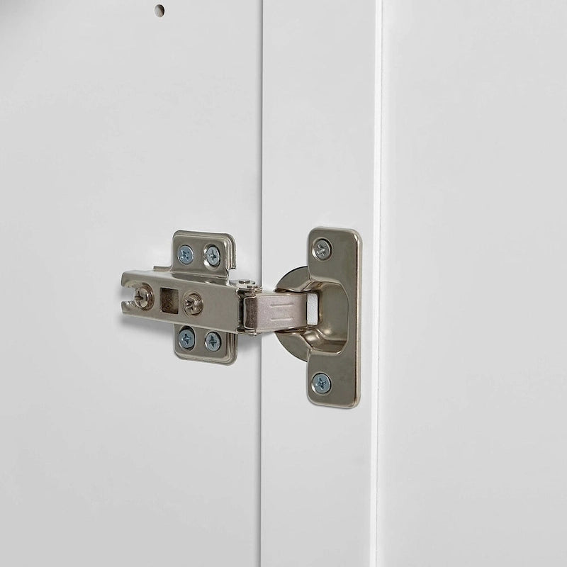 Armoire de salle de bain haute avec tiroirs et étagère réglable