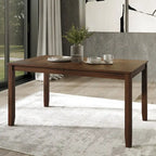 Ensemble de salle à manger contemporain moderne en bois de 7 pièces CraftPorch