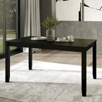 Ensemble de salle à manger contemporain moderne en bois de 7 pièces CraftPorch