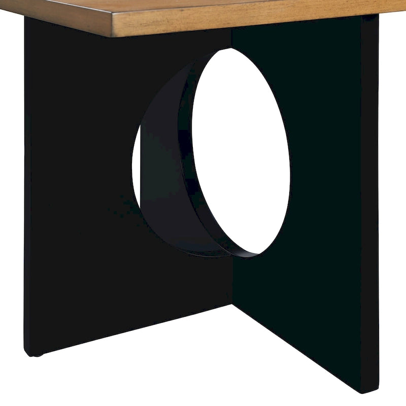 Table Basse Rectangulaire en Bois Contemporain