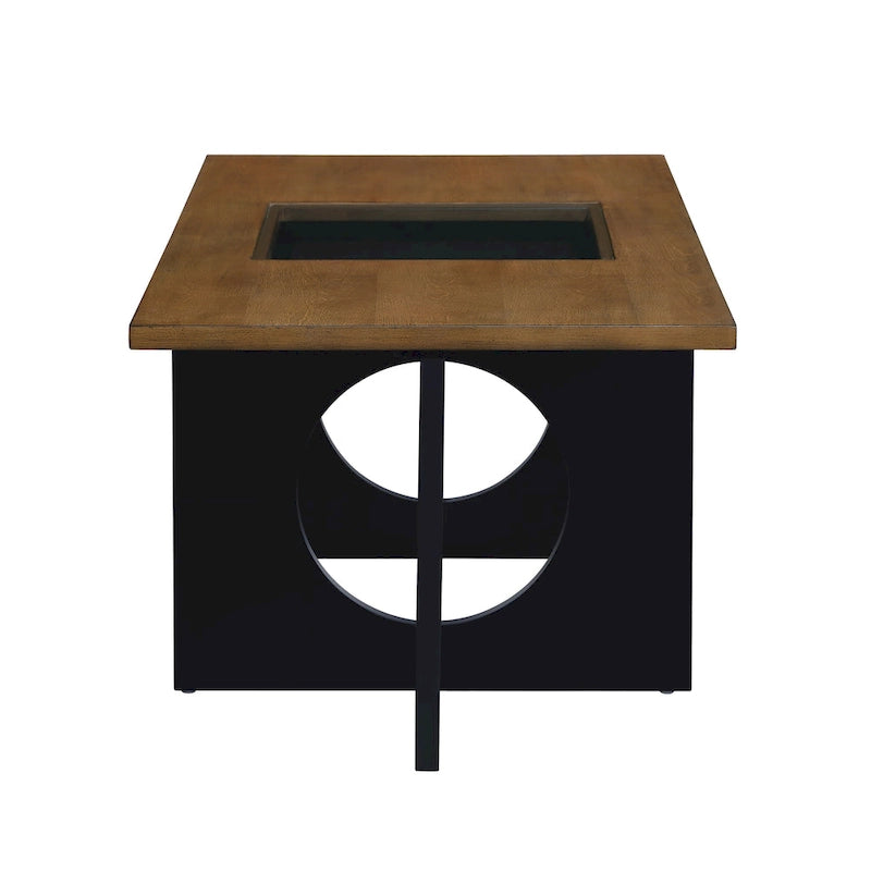 Table Basse Rectangulaire en Bois Contemporain