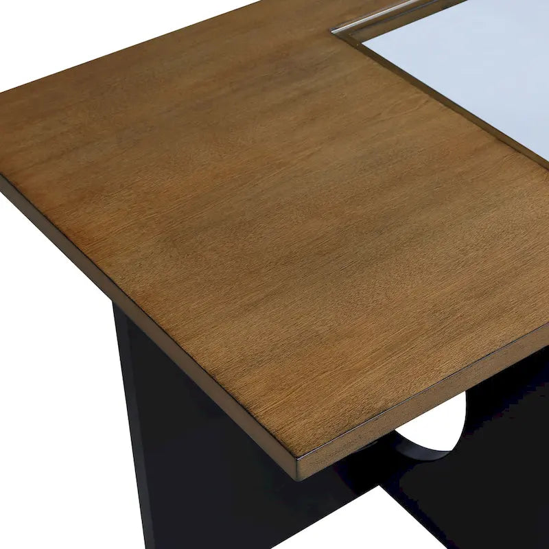 Table Basse Rectangulaire en Bois Contemporain