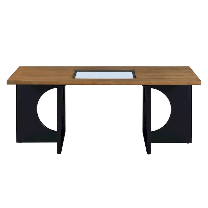 Table Basse Rectangulaire en Bois Contemporain