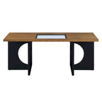 Table Basse Rectangulaire en Bois Contemporain