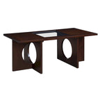 Table Basse Rectangulaire en Bois Contemporain