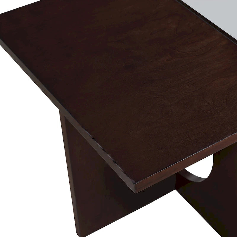 Table Basse Rectangulaire en Bois Contemporain