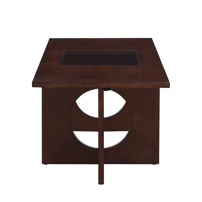 Table Basse Rectangulaire en Bois Contemporain