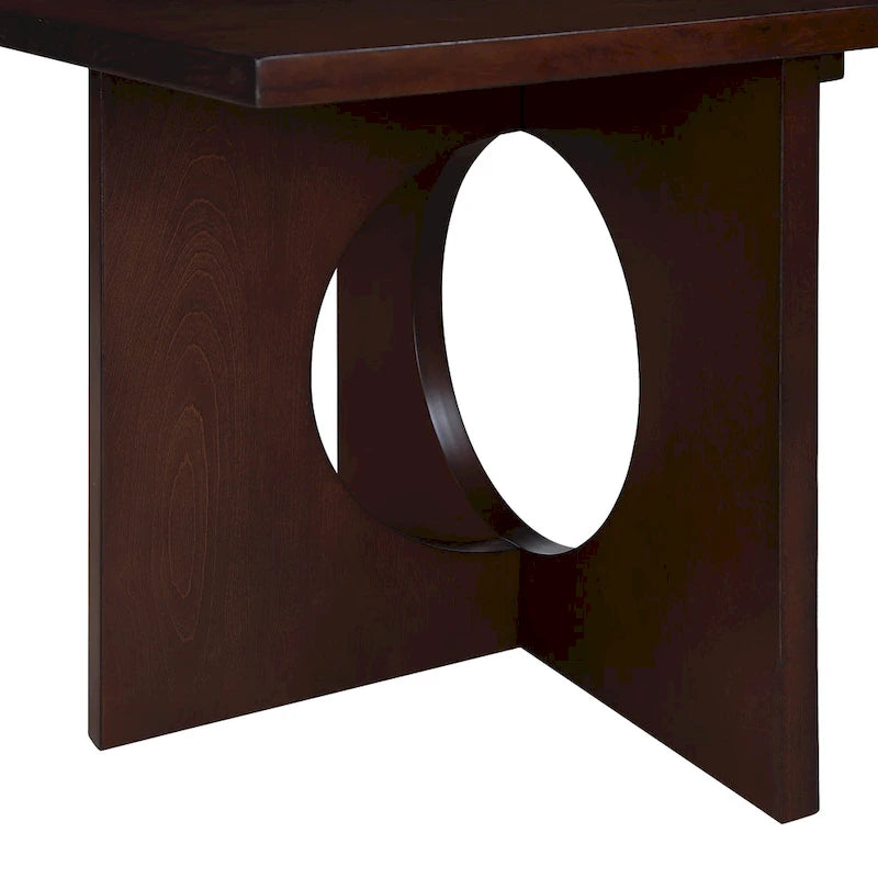 Table Basse Rectangulaire en Bois Contemporain