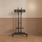 Support TV pivotant universel pour téléviseurs de 32 à 80 pouces, support TV de table réglable en hauteur avec inclinaison, VESA max 600x400mm
