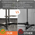 Support TV pivotant universel pour téléviseurs de 32 à 80 pouces, support TV de table réglable en hauteur avec inclinaison, VESA max 600x400mm