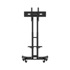 Support TV pivotant universel pour téléviseurs de 32 à 80 pouces, support TV de table réglable en hauteur avec inclinaison, VESA max 600x400mm