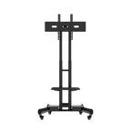 Support TV pivotant universel pour téléviseurs de 32 à 80 pouces, support TV de table réglable en hauteur avec inclinaison, VESA max 600x400mm