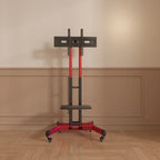 Support TV pivotant universel pour téléviseurs de 32 à 80 pouces, support TV de table réglable en hauteur avec inclinaison, VESA max 600x400mm