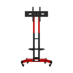 Support TV pivotant universel pour téléviseurs de 32 à 80 pouces, support TV de table réglable en hauteur avec inclinaison, VESA max 600x400mm